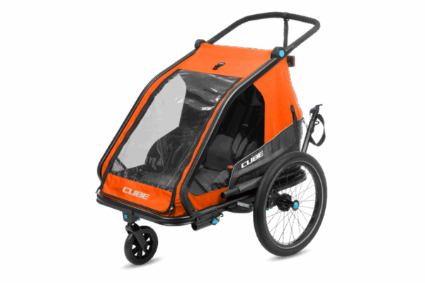 CUBE Kinder Fahrradanhänger Double CMPT X