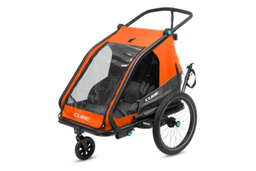 CUBE Kinder Fahrradanhänger Double CMPT X
